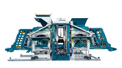 Универсальный вибропресс серии QUICK MASTER для производства тротуарной плитки, блоков и бордюров